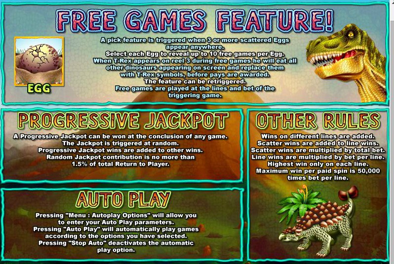 T-Rex - $10 No Deposit Casino Bonus